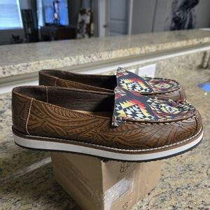 Western Slip On Loafers